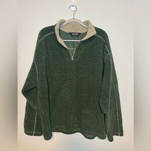 Men's Green Early Winters Fleece Pullover